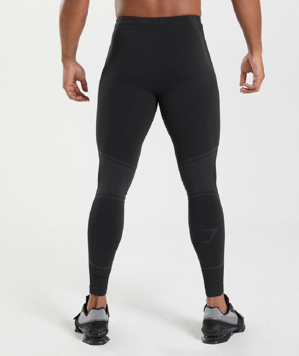 Gymshark 315 Seamless Muške Hulahopke Crne Sive | HR 2174ILH